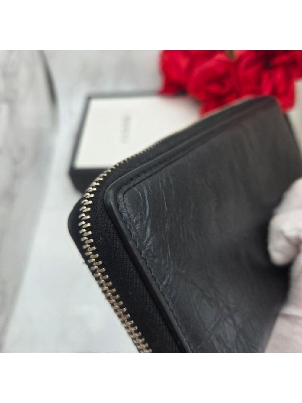 Gucci Wallet GG Marina Black - Picture 7 of 16